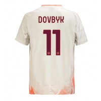 Camiseta AS Roma Artem Dovbyk #11 Segunda Equipación Replica 2024-25 mangas cortas